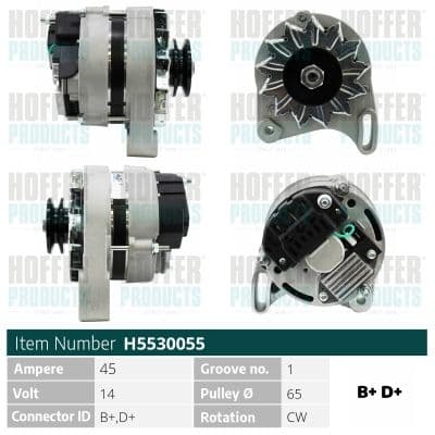 Generator / Alternator MEAT & DORIA H5530055