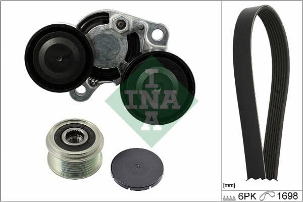 Set curea transmisie cu caneluri Schaeffler INA 529 0206 20