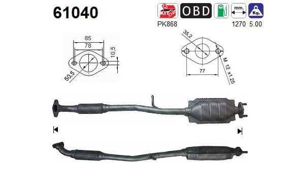 Catalizator AS-PL 61040