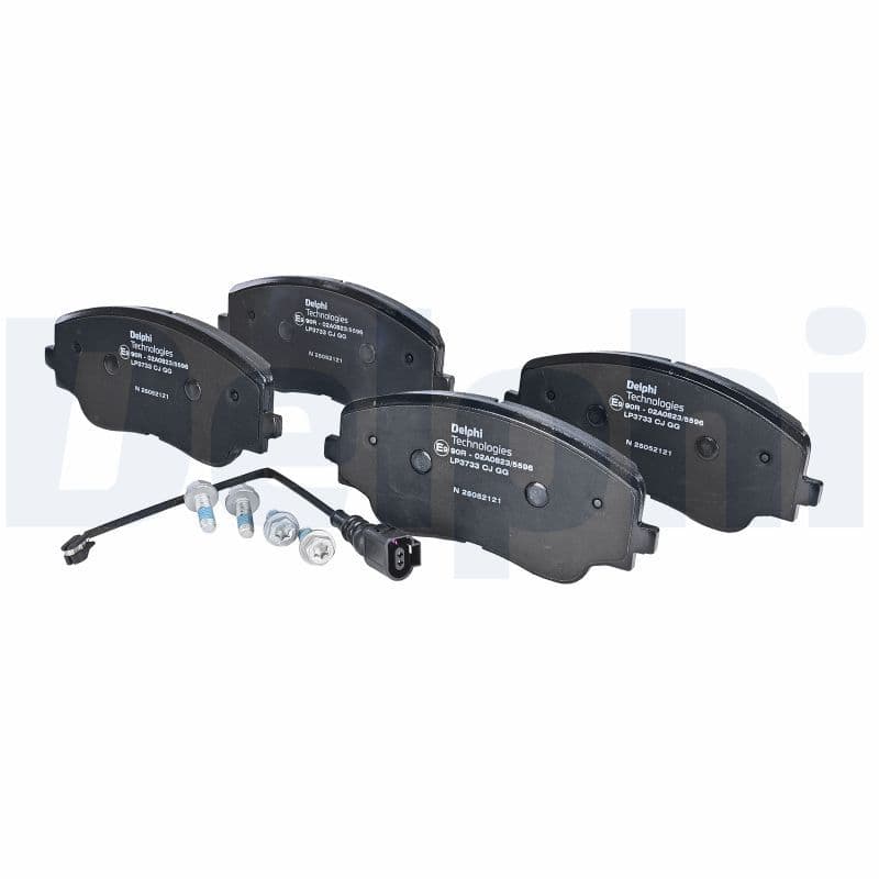 set placute frana,frana disc DELPHI LP3733