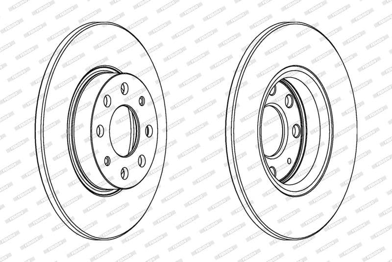 Disc frana FERODO PREMIER Coat+ disc DDF1784C
