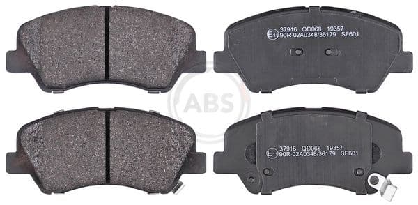 set placute frana,frana disc ABS 37916