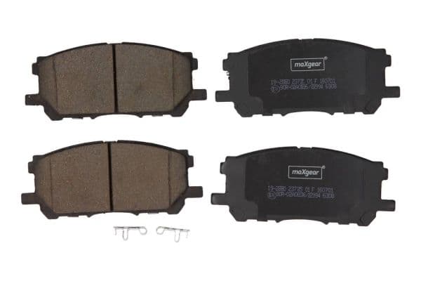 set placute frana,frana disc MAXGEAR 19-2880