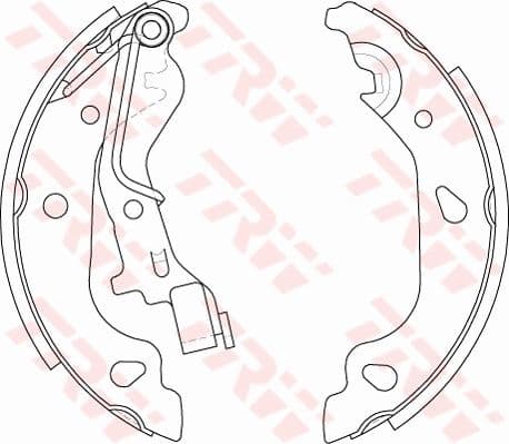 Set saboti frana TRW GS8687