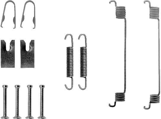 Set accesorii, sabot de frana TEXTAR 97015500