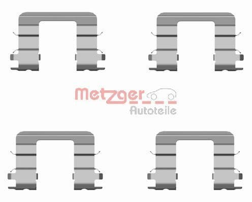 Set accesorii, placute frana METZGER AUTOTEILE 109-1696