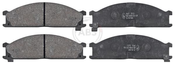 set placute frana,frana disc ABS 36657