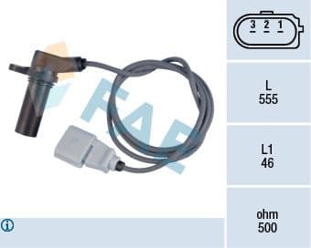 Senzor impulsuri, arbore cotit FAE 79132