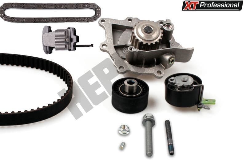 Set pompa apa + curea dintata HEPU XT-Professional PK08070XT