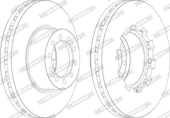 Disc frana FERODO PREMIER FCR283A