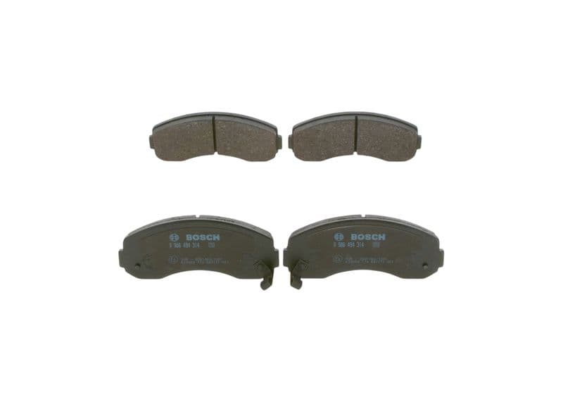set placute frana,frana disc BOSCH 0 986 494 314