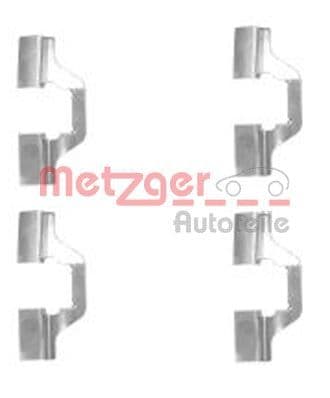 Set accesorii, placute frana METZGER AUTOTEILE 109-1749