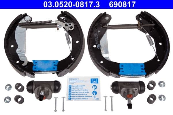 Set saboti frana ATE Original TopKit 03.0520-0817.3