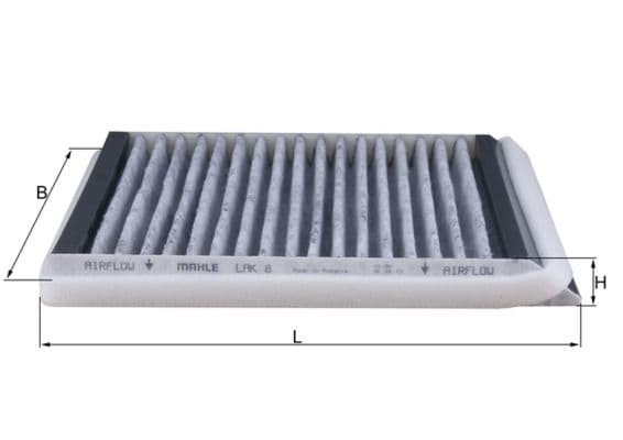 Filtru, aer habitaclu KNECHT LAK 8