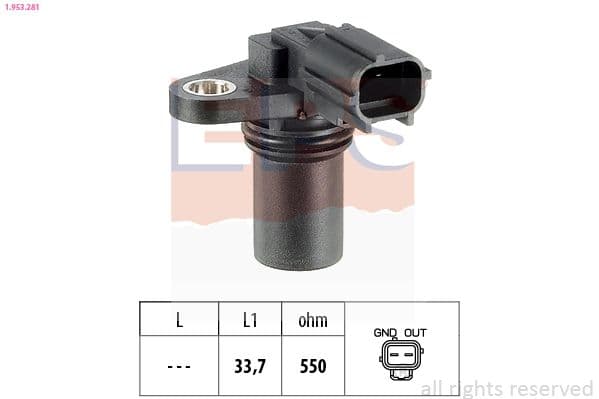 senzor,pozitie ax cu came EPS Made in Italy - OE Equivalent 1.953.281
