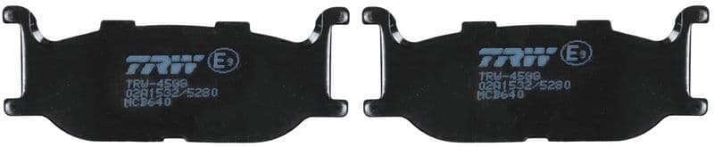 set placute frana,frana disc TRW Organic Allround MCB640