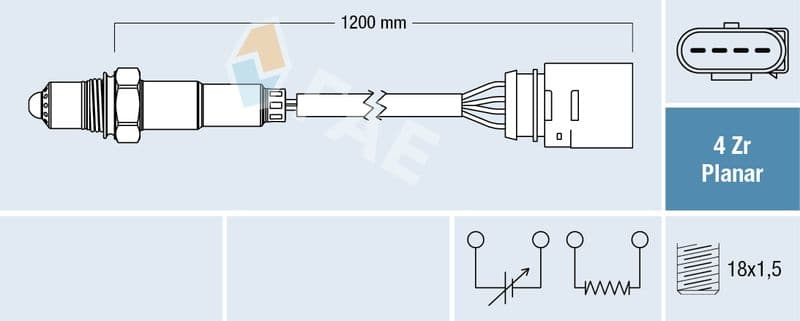 Sonda Lambda FAE 77144