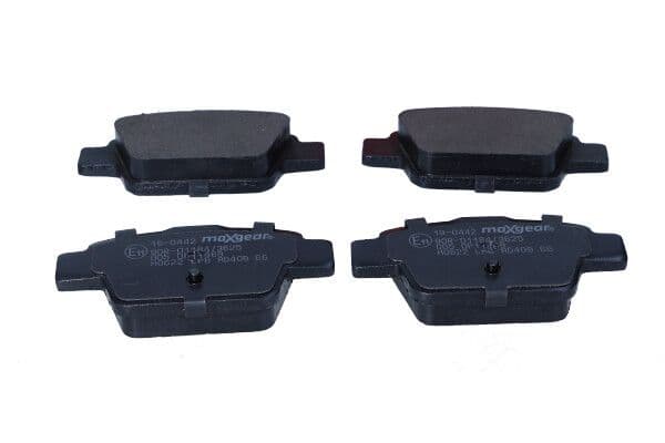 set placute frana,frana disc MAXGEAR 19-0442