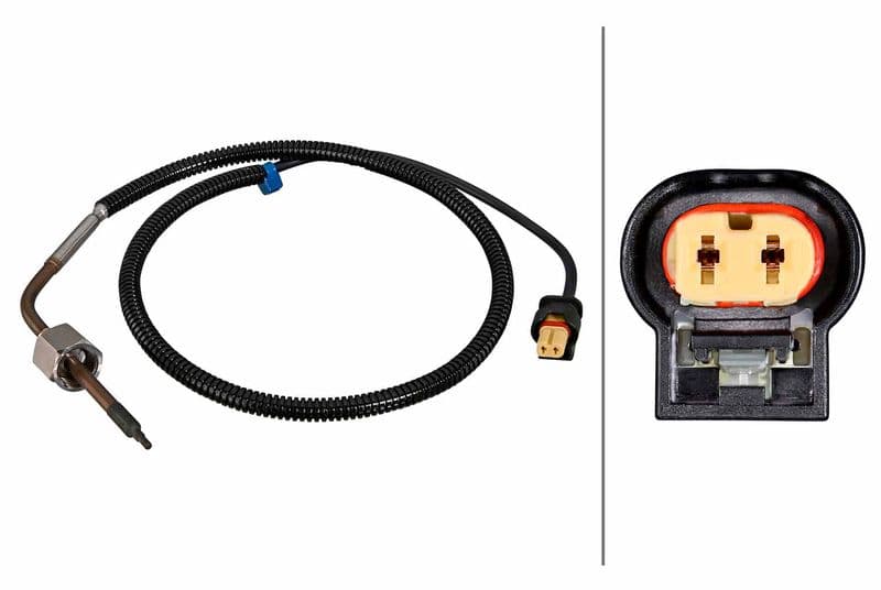 Senzor, temperatura gaze evacuare HELLA 6PT 010 376-871