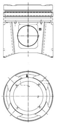 Piston KOLBENSCHMIDT 41012600