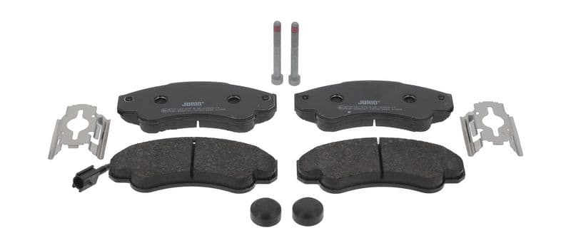 set placute frana,frana disc JURID 573114J