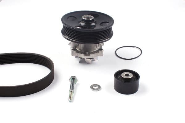 Pompa apa + Set curea transmisie cu caneluri HEPU PK03234