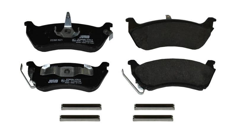 set placute frana,frana disc JURID 573035J