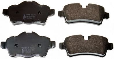set placute frana,frana disc DENCKERMANN B111042