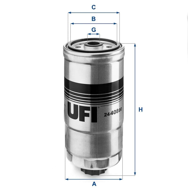 filtru combustibil UFI 24.408.00