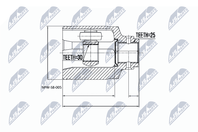 Set articulatie, planetara NTY NPW-SB-005