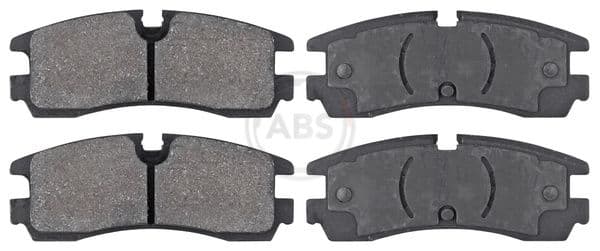 set placute frana,frana disc ABS 38754