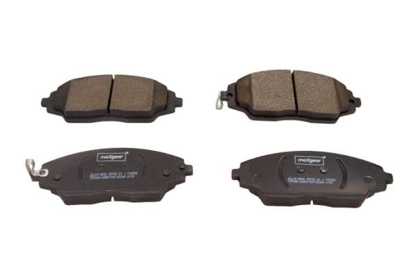set placute frana,frana disc MAXGEAR 19-3053