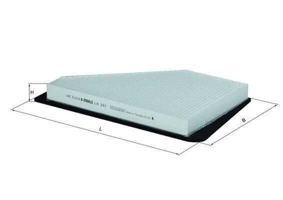 Filtru, aer habitaclu MAHLE LA 287