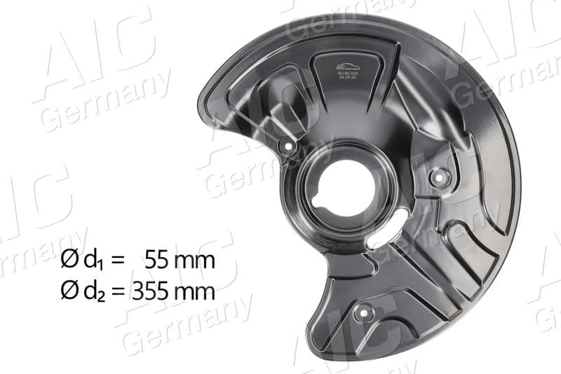 protectie stropire,disc frana AIC Calitatea originală 55195