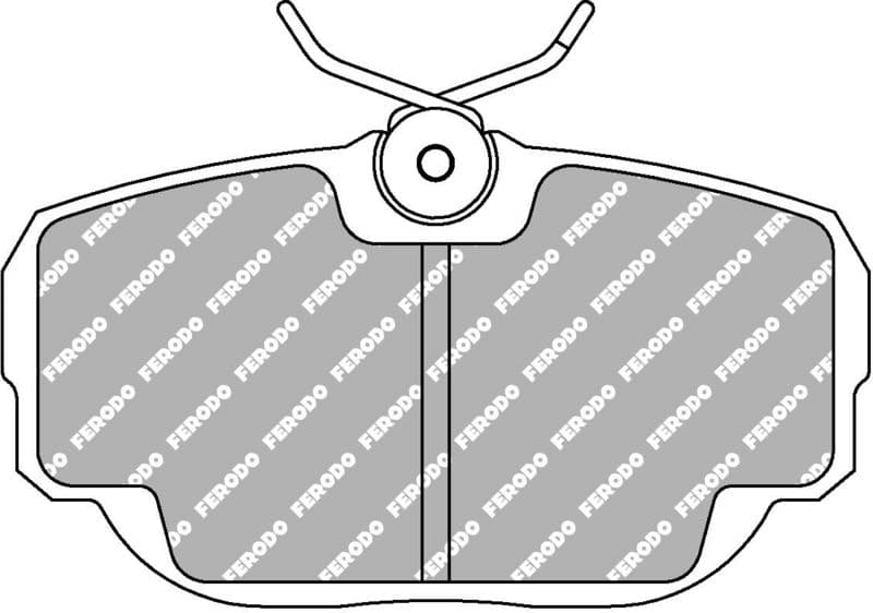 set placute frana,frana disc FERODO FCP660H