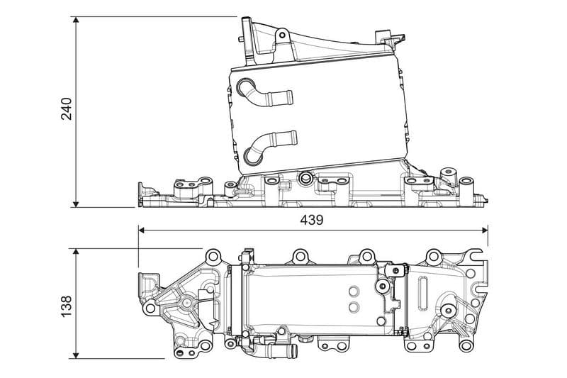 Intercooler, compresor VALEO 822935