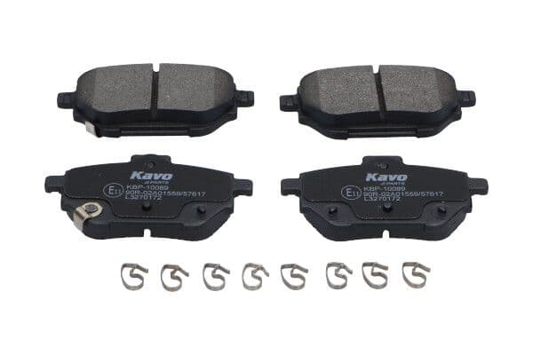 set placute frana,frana disc KAVO PARTS KBP-10089