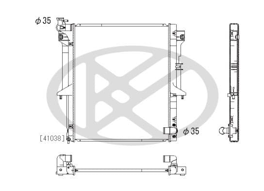 Radiator, racire motor KOYORAD PL032310