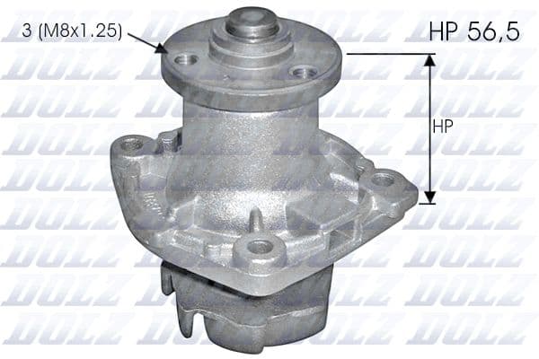 Pompă de apă, răcire motor DOLZ S348