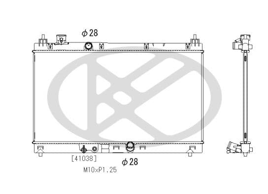 Radiator, racire motor KOYORAD PL083708