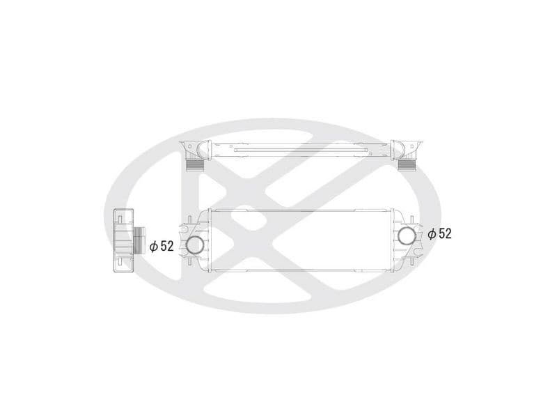 Intercooler, compresor KOYORAD IA490157