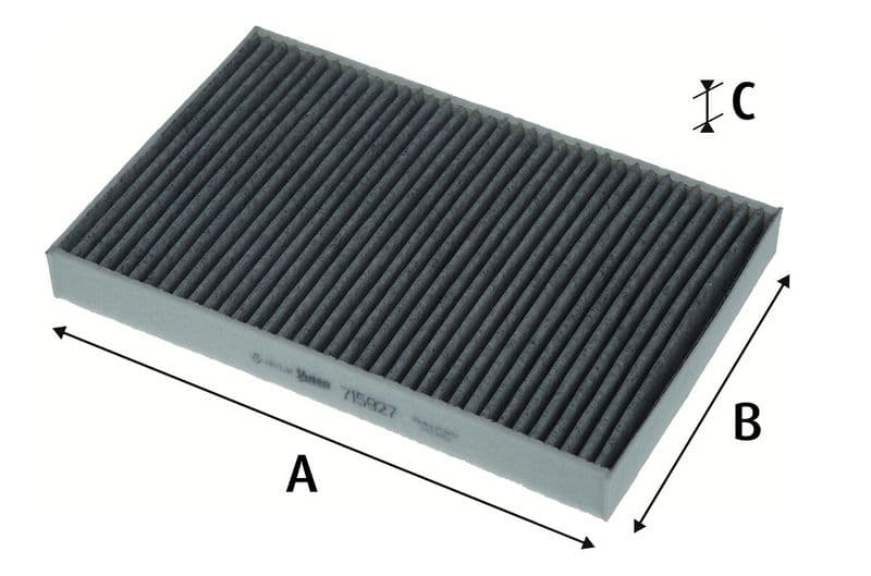 Filtru, aer habitaclu VALEO 715927