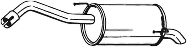 Toba esapament finala BOSAL 145-143