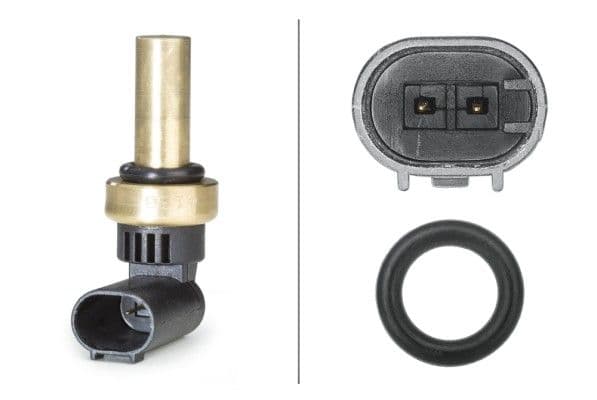 senzor,temperatura lichid de racire HELLA 6PT 358 058-221