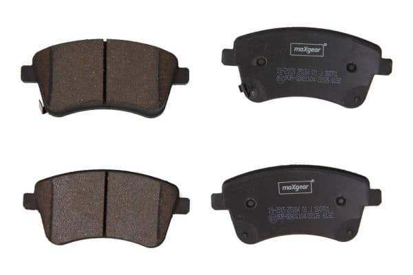 set placute frana,frana disc MAXGEAR 19-2915
