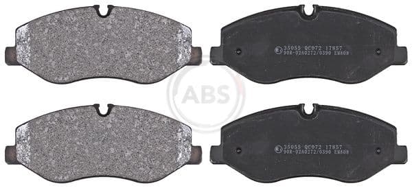 set placute frana,frana disc ABS 35055