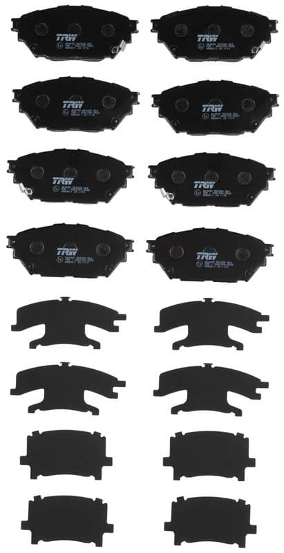 set placute frana,frana disc TRW GDB3611
