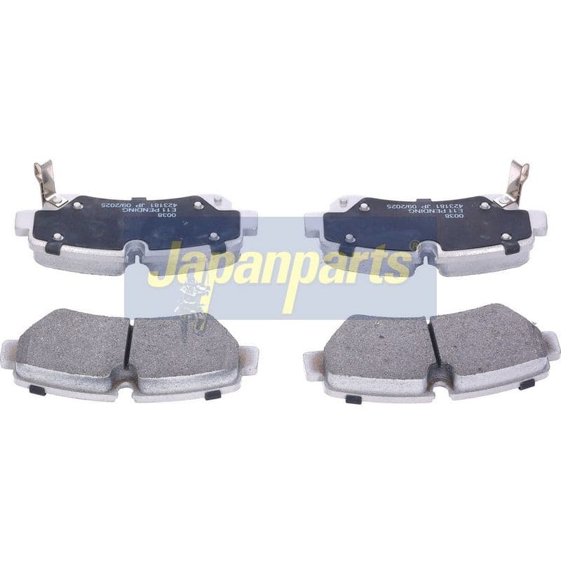 set placute frana,frana disc JAPANPARTS PP-0038AF