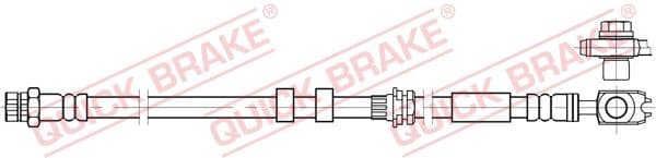 Furtun frana QUICK BRAKE 59.801X