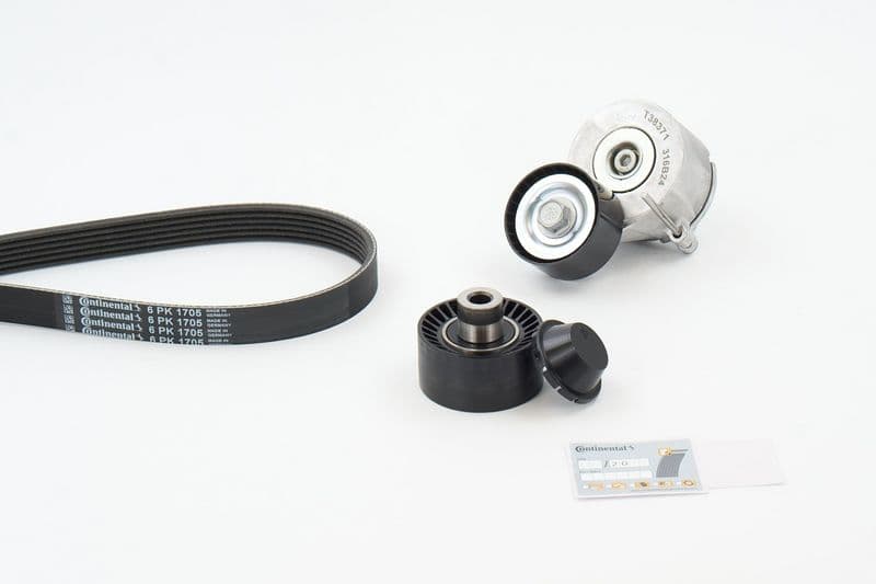 Set curea transmisie cu caneluri CONTINENTAL CTAM 6PK1705K2